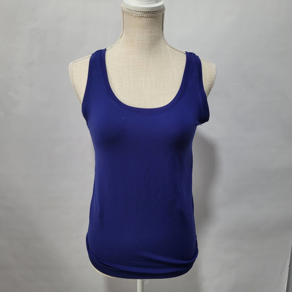 White house Black Market Blue Tank Size medium